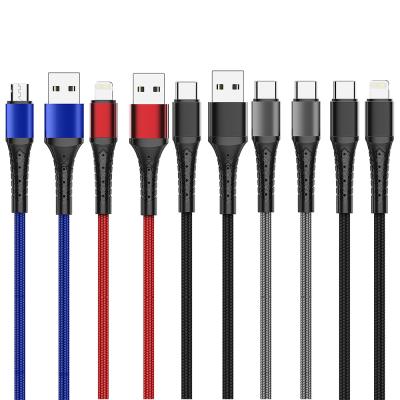 China Quick Transfer Braided Charging Cable Customized For High Speed Data Transfer for sale