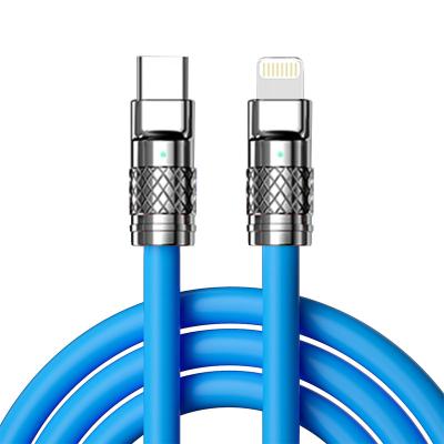 China Durable Silicone Charging Cable CC60W / CL27W 480Mbps Fast Charger Cable for sale