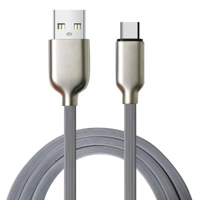 China Graue TPE USB 2.0 Ladekabel 2A / 3A Ausgang Hochgeschwindigkeitsdatenübertragungskabel zu verkaufen