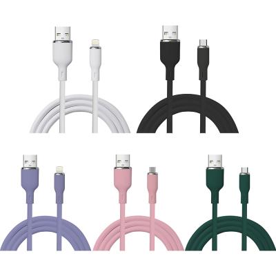 China 1M Colorful TPE Series 2A USB Cable , USBA-C/A-M/A-L Data Transfer Cable for sale