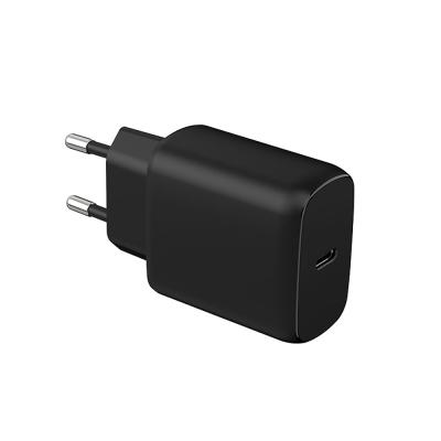 China 2025 Lx Marca 20W Cargador de pared de bloque USB C con puerto único Cargador de teléfono UE Adaptador de enchufe en venta