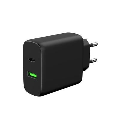 Cina 2025 Lx Brand Capacità di ricarica veloce Caricatore a parete 45W PD QC Dual Port Charger Adapter di presa UE in vendita