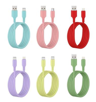 China 2025 LX Green Silicone Magnetic Auto Organise USB Cable for iPhone Charging 100W Fast Charging for sale