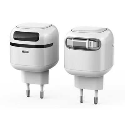 Chine Technologie de charge rapide 65W PD chargeur murale rétractable pour la charge universelle du téléphone à vendre