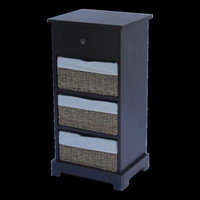 China KD 4 Drawer Fully Foldable Modern Bucket Cabinet for sale