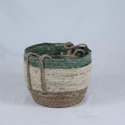 China New Design High Quality Storage Baskets Corn Tidy Woven Basket / Storage Basket for sale