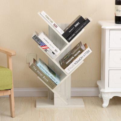 China New Design Foldable Wooden Shelf Space Saver Bookcase for sale