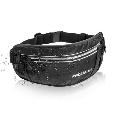 China Water Proof Hidden RFID Blocking Travel Fanny Pack Outdoor Sports Running Phone Waist Bag for sale