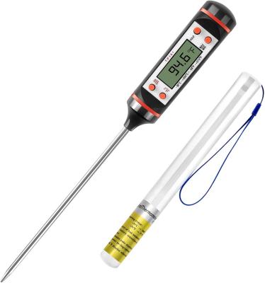 China Fast Accurate Readings Digital Kitchen Meat Thermometer With Long Probe 27*6*3cm for sale