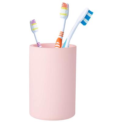 China Quick Drying Toothbrush Cup Holder and Organizer Quick Drying Natural Materials Tooth Brush Cup for Bathroom for sale