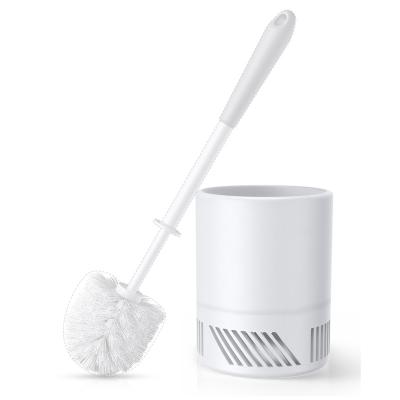 China Easy To Clean ULG Diatomite Toilet Bowl Brush Base Quick Dry Holder Fit Most Round Toilet Brushes for sale