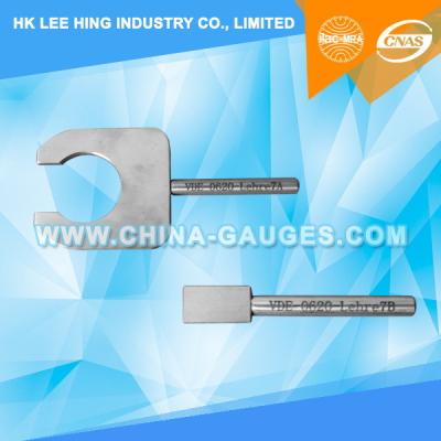 China DIN VDE 0620-1-2010 Lehre 7 Gauges for Test Pin Spacing for Plugs 2P + PE AC 16 A and 2P AC 16 A for sale