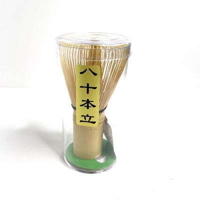 China Newest 80 Viable Handmade Matcha Teeth Beat 80 Bamboo Forks With Round Bottle for sale