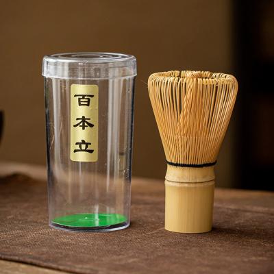 China Modern Viable Chasen Bamboo Matcha Whisk 100prongs Japanese Green Tea Powder Matcha Beat Matcha Tools for sale