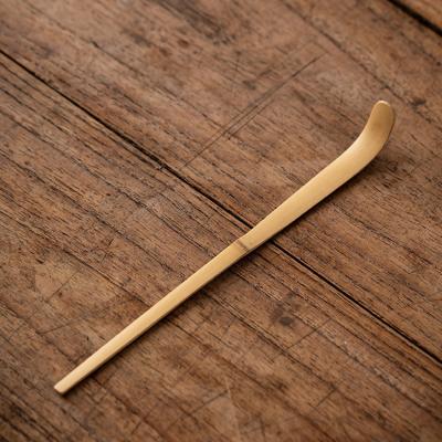 China Custom Logo Handmade Organic Bamboo Tea Scoop Spoon Eco-Friendly Matcha Sustainable for sale