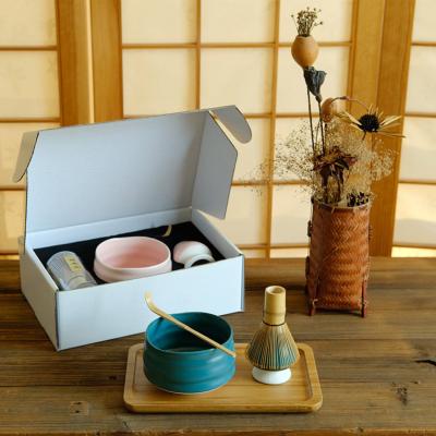 China Viable Japanese Ceremony Matcha Ceremonial Matcha Tool Bowl Gift Beater Accessory Set for sale