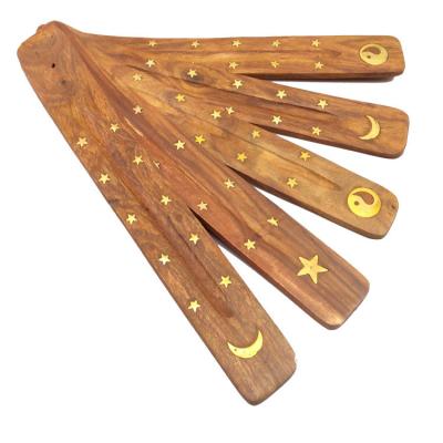 China Indian Incense Stick Holder Wholesale Indian Wooden Incense Holder for Sticks for sale