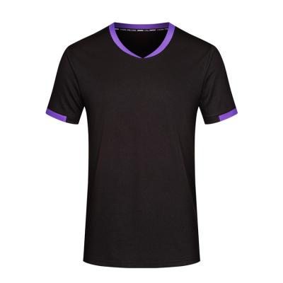 China Red Purple Knitted T-Shirt Sleeve Anti-Shrink Mens Shorts Quality Polo Shirt Polo Shirt for sale