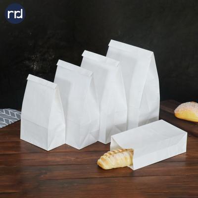 China Recyclable RR Donnelley Customized Printing Biodegradable Kraft Paper Sack Bag Paper Food Package For Dry Food for sale