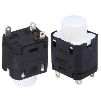 China Durable High Quality Hair Cooler Push Button Switch PM-D-01-W for sale