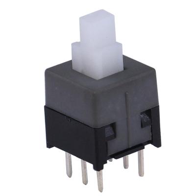 China Non-shorting PB22E06 Self Lock Push Button Switch for sale