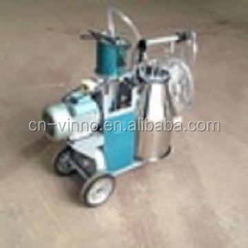 China Portable Single Bucket Piston Pump Cow Milking Machine Trolley for farm dairy zu verkaufen