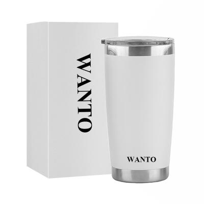 China Sustainable Wan to Customizable 20oz Stainless Steel Travel Coffee Tumbler for sale