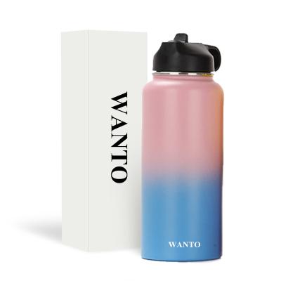 China PORTABLE Wan in Stainless Steel Double Wall Sport Wide Mouth Thermos Vacuum Flask for sale