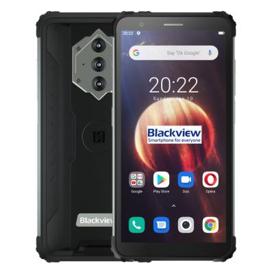 China 2021 Dual SIM Card 4GB+64GB New Arrival Rugged Blackview BV6600 Phone Waterproof 8580mAh Battery Mobile Phones for sale