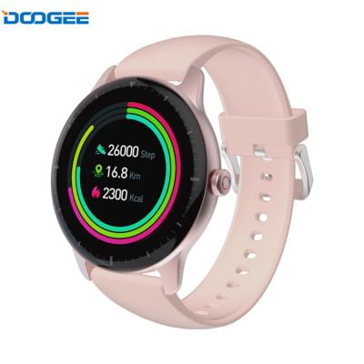 China Original DOOGEE CR1 Touch Screen Smart Watch 1.28 Inch IPS Screen IP68 Waterproof Sleep Smart Monitor Support Band Smart Wristband for sale