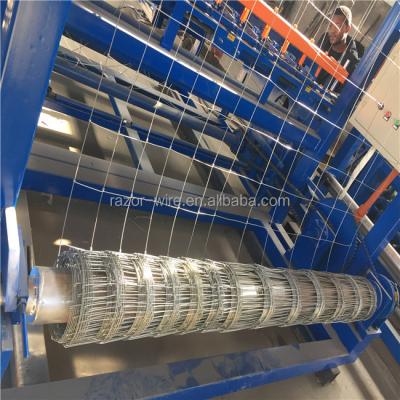 China Building Material Shops OLT 2000mm Width Grassland Wire Mesh Making Machine For Cattle Fence/Horse Fence/Deer Fence for sale