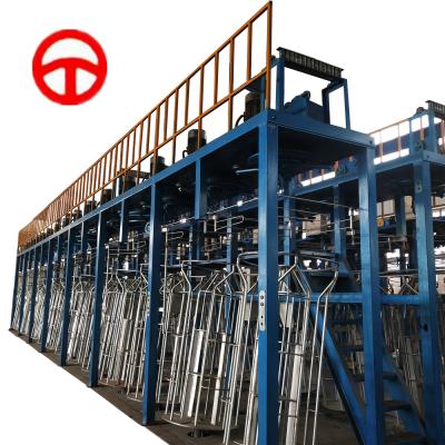 China Building Material Shops Automatic High Hot Dipped Galvanizing Galvanizing Wire Production Line for sale