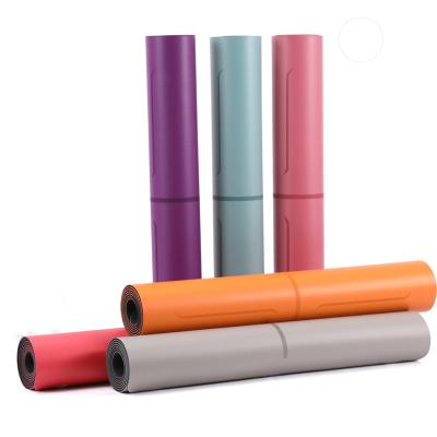 China Professional Good Price Hot Selling Eco-friendly PU Natural Rubber Non-slip Yoga Keep PU Yoga Mat Outdoor 5 Mm Eco-friendly Health Travel for sale