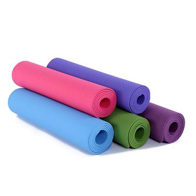 China 183*80*8mm Waterproof Customize Exercise Gym Workout Home Sports Non Slip Custom Eco Friendly Fitness Branded Strip Yoga Mat for sale