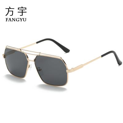 China 2021 Rectangle Fashion Sunglasses Pair To Make Big Face Slim-Looked Sunglasses UV Protection Sunglasses for sale