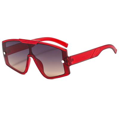 China Fashion sunglasses 21016 new fashion sunglasses for men and women trend frame sunglasses one large for sale