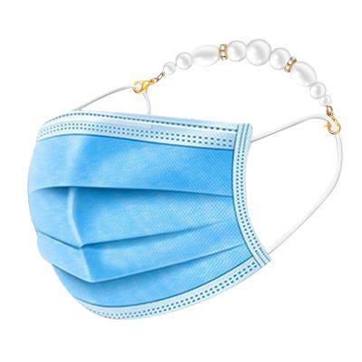 China Alloy Pearl Facemasks Chain Chain Set Comfortable Masking Belt Lanyard Lanyard Accessories Anti-lost for sale