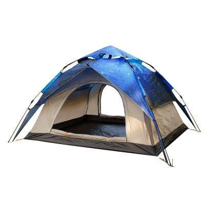 China Straight Tying Type LS Double Layer Ultralight Tourist Outdoor Folding Camping Tents Waterproof Camping Tent Folding Folding Tent for sale