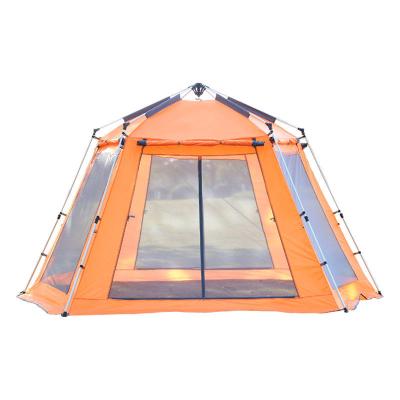 China Straight Tying Type LS Easy To Carry Outdoor Dome Tent Product Camping Tent Double Layer 8-10 Person Family Tent for sale