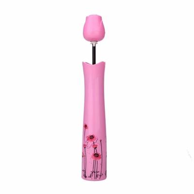 China Modern LS Good-Iooking For Girls Wine Bottle Umbrella Wine Bottle Umbrella Cheap Umbrella Rose Black Umbrella for sale