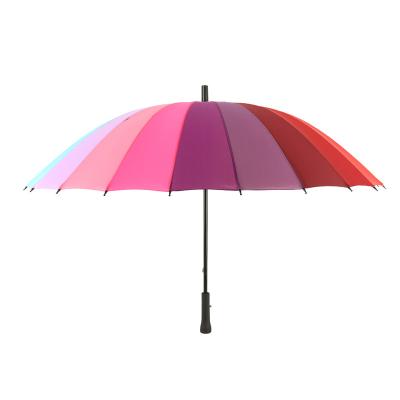 China The traditional Chinese LS it is made of various colors. What color can you choose to splice rainbow umbrellas for sale