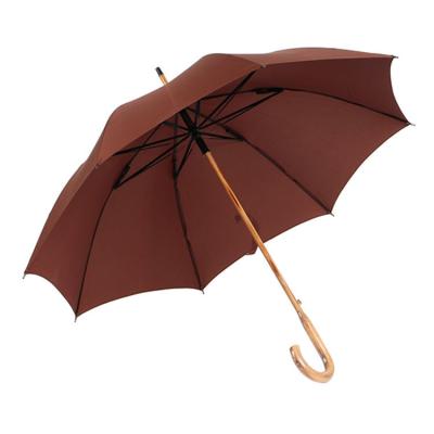 China Chinese traditional cheap and popular LS customized advertising umbrella, straight umbrella, umbrella wooden handle for sale