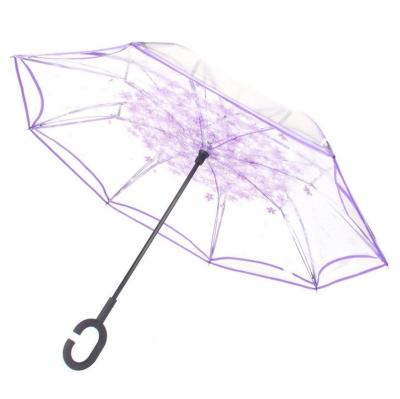 China LS Amazon Modern Hot Selling Item, Personal Rain Umbrella, Reverse Open Umbrella, Automatic Reverse Umbrella for sale