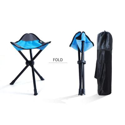 China LS contemporary manufacturer wholesale triangular beach chairs made of two colors that can be folded and put in backpacks for sale