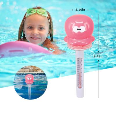 China Eco-Friendly Wireless Floating Swimming Pool Easy Read Thermometer For Swimming Pool Bathwater And Hot Tubs for sale