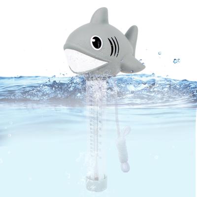 China Eco-friendly best-selling digital shark floating thermometer for swimming pool bathtub aquarium for sale