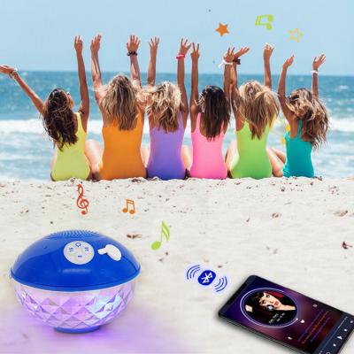 China Wireless Portable Waterproof IPX7 Wireless Speaker With True LED Light Outdoor Speakers For Home Party for sale