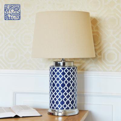 China EUROPEAN modern living room decorative lights, ceramic quran banker table lamp for sale