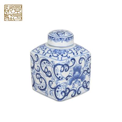 China Traditional Fashion Decorations Table Decoration Pickles Porcelain Jar for sale