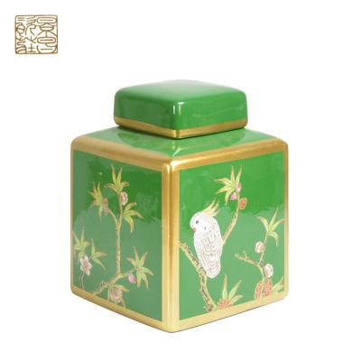 China Modern Family Stocked Advanced Handwork Decorative Pot Ceramic Sweet Pot for sale